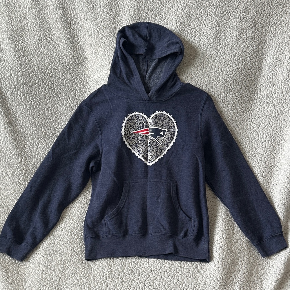 NFL Team Apparel Girls Hoodie - Dark Gray